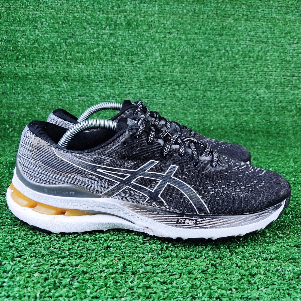 ASICS Running Shoe Womens 6.5 Black Gel-Kayano 28 Stability 1012B047 FF Blast